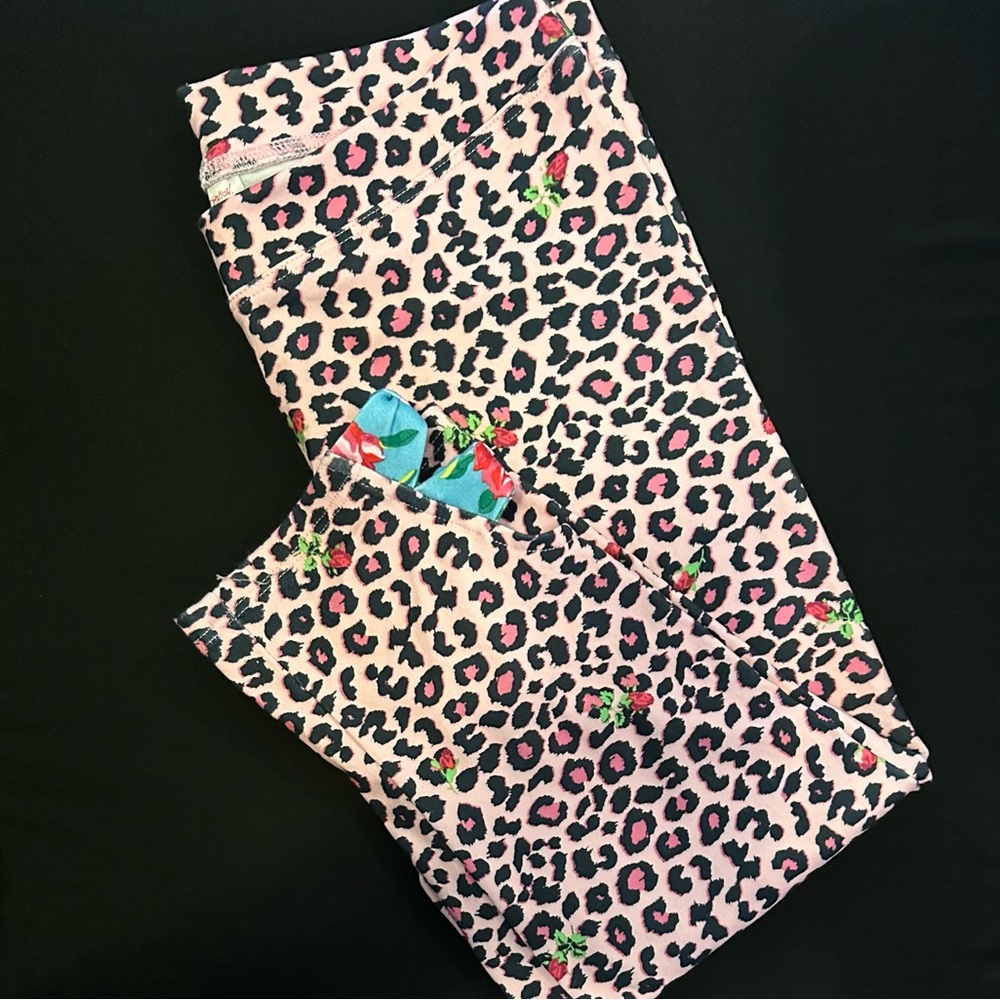 Capezio x Betsey Johnson crop dance leggings S